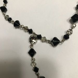 BLACK CLEAR AND SILVER Chain..